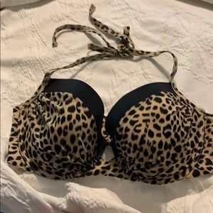 Victoria’s Secret leopard Bikini halter top
